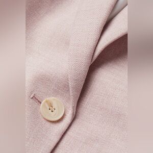 h&m blazer soft pink